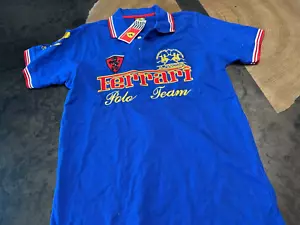 NEU MIT ETIKETT FERRARI LA MARTINA RUBGY POLO TEAM POLOSHIRT GESTICKTES LOGO HERREN GRÖSSE M - Bild 1 von 8