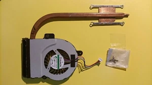 VENTOLA, FAN + dissipatore notebook ORIGINALE ASUS F55A - Foto 1 di 4