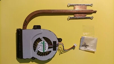 VENTOLA, FAN + dissipatore notebook ORIGINALE ASUS F55A - Immagine 1 di 4