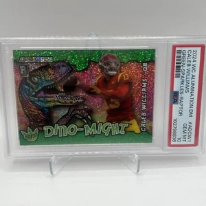Caleb Williams RC 2023 Wild Card Alumination Dino Might Raptor 10/10 PSA 10 - Picture 1 of 14