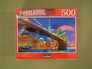 Puzzlebug Brooklyn Bridge, Freedom Tower (new World Trade Center) 500 Pieces NEW - Picture 1 of 8