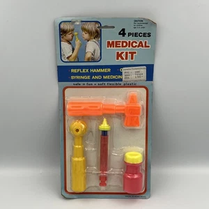 Kit Médico Vintage 4 Piezas Juguete Doctor Enfermera Años 70 En Paquete Original - Imagen 1 de 4