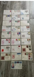 Vintage Briefumschläge Deutschland,25 Stück Sammlung Briefumschläge Europa - Bild 1 von 2