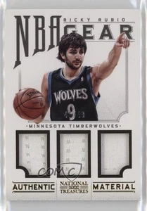 2012-13 Panini National Treasures NBA Gear Trios /49 Ricky Rubio #16 - Picture 1 of 3