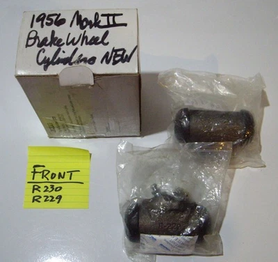 LINCOLN Mark II 1956 Wheel Cylinders,  FRONT left + right,  New Old Stock - Image 1 of 3