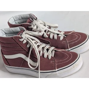 VANS Sk8-Hi Suede Maroon Men's Size 5 Women's Size 6.5 Skater Streetwear - Picture 1 of 9