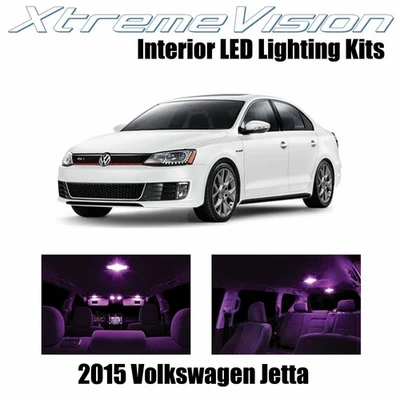 XtremeVision Interior LED for Volkswagen Jetta 2015+ (9 PCS) Pink - Image 1 of 4