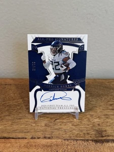 2022 National Treasures Derrick Henry /49 ON CARD Auto Titans All Pro Signatures - Picture 1 of 2