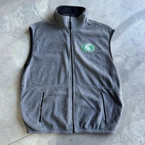 Gilet Michigan State Spartans uomo XL verde grigio pile zip Timberline NCAA - Foto 1 di 8