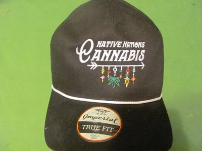 Vintage Native Nation CANNABIS Adjustable Snapback Trucker Hat/Cap. - Image 1 of 4