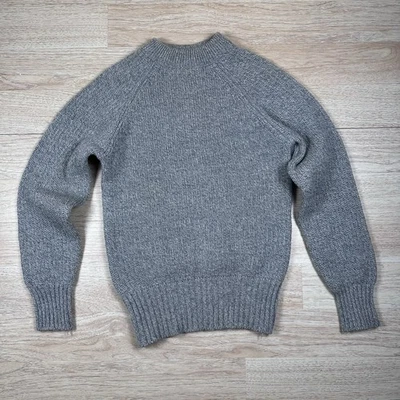 Suéter Pendleton Vintage Lana Virgen Gris Crew Hecho en EE. UU. Para Hombres Pequeño Foto 1 de 4