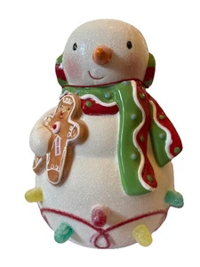 Hallmark 2010 Season's Treatings Musical Snowman Gumdrops Lights and Sound Works - Bild 1 von 7