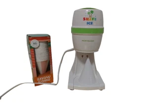 Nostalgia Electric Shaved Ice Maker Snow Cone Slush Drink W/ 50 Cups ESHVICE2HSI - Picture 1 of 17