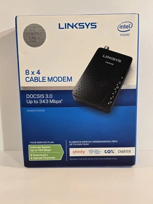 Linksys DOCSIS 3.0 CM3008 Cable Modem - Image 1 of 4