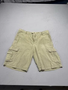 Tommy Bahama Jeans Men's Size 33 Khaki Cargo Shorts Multi Pocket 100% Cotton - Picture 1 of 8