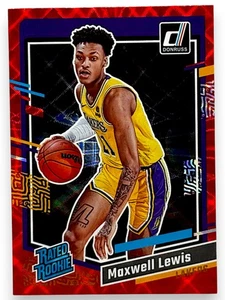 2023-24 Donruss #235 Maxwell Lewis Red Rated Rookie Los Angeles Lakers - Picture 1 of 2