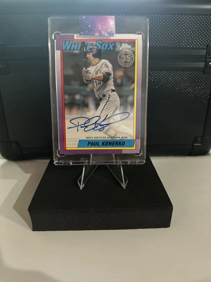 2025 Topps Paul Konerko Topps Witnessed On Card Autograph Auto Chicago White Sox - Image 1 of 2