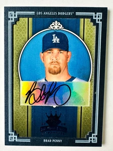 Tarjeta automática Donruss Diamond Kings Brad Penny 2005 azul SP #6/10 leyenda de los Dodgers - Imagen 1 de 3
