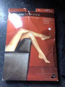 2 X Pairs Aristoc Control Top Ultra Sheer Tights DISCRETE POST high Shine - Picture 1 of 5