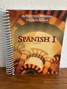 BJU Spanish 1 second edition activities manual teacher's edition - Picture 1 of 2