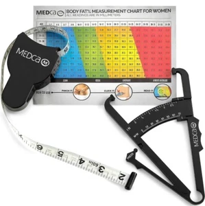 Body Fat Caliper and Measuring Tape for Body - Skinfold Calipers and Body Fat Ta - Picture 1 of 1