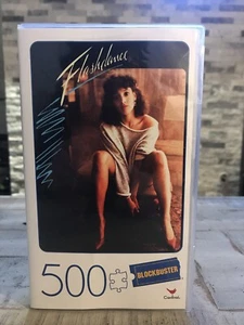 Flashdance 500 Piece Puzzle - Retro Look in Blockbuster VHS Case  Cardinal Games - Picture 1 of 4