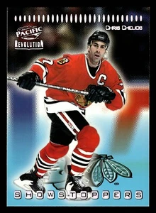 1998-99 Pacific Revolution Showstoppers Chris Chelios #8 HOF - Picture 1 of 2
