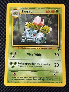 Pokemon - Ivysaur - Base Set 2 - 44/130 - Uncommon - Vintage WOTC Card - Picture 1 of 2