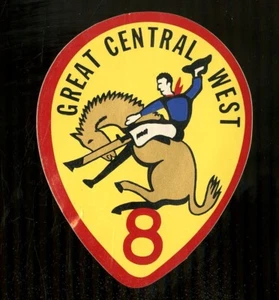 Adesivo GREAT CENTRAL WEST 8 B.S.A. Dura-Cal - Foto 1 di 2