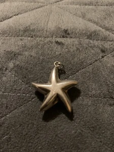 Sterling Silber Seestern Anhänger - Bild 1 von 1