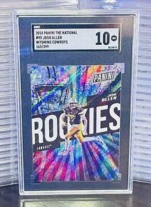 Josh Allen 2018 Panini National Sparkle Insert Rookie Card /399 SGC 10 GEM MINT - Picture 1 of 2