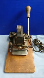 Vintage Kingsley Gold Stanzmaschine Kit 3 Sätze Matrizen SCHÖN!!! - Bild 1 von 12