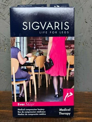 Sigvaris Eversheer Medical 20-30 mmHg Compression Thigh High Stockings w/Stay Up - Image 1 of 4