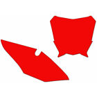 Startnummern-Untergründe rot für: Honda CRF450R BLACKBIRD 3141/000009 CRF R (ME1