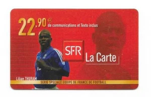 Télécarte SFR - Equipe de France - Lilian Thuram - 22,90 € - Foto 1 di 2
