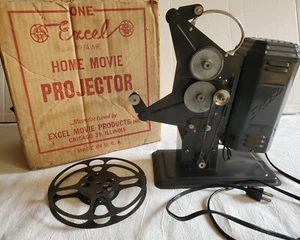 EXCEL "BLACKHAWK" VTG MOVIE PROJECTOR W/ORIGINAL BOX - USED/PARTS ONLY - Picture 1 of 17