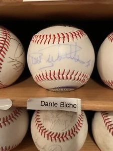 Dante bichette Autographed Baseball With Inaugural Year Marking - Picture 1 of 3