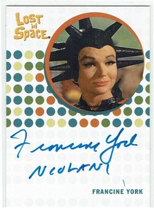 The Complete Lost in Space Autograph Card Francine York as Niolani Auto