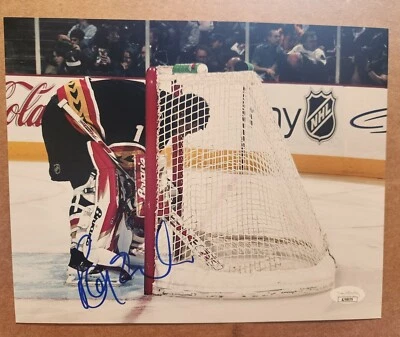 Ray Emery Ottawa Senators Flyers Blackhawks Autographed 8x10 JSA - Image 1 of 2
