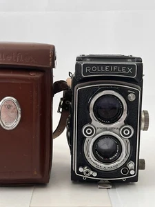 Rolleiflex 6x6 TLR Kamera Schneider Xenar 7,5cm 75mm f3,5 Objektiv - Bild 1 von 18
