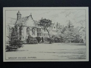 Oxfordshire OXFORD WADHAM COLLEGE c1920/30s Sketch PC by Penrose & Palmer - Picture 1 of 2