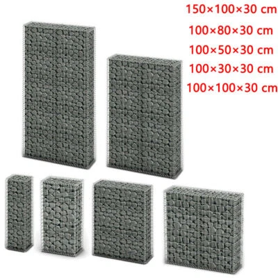 Gabione Steinkorb Steingabionen Drahtkorb Mauer Wand Stahl 1400 kg/m³ 12 Maße DE - Bild 1 von 4