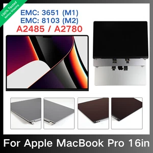 Conjunto de pantalla LCD de repuesto para Macbook Pro A2485/A2780 M1/M2 EMC 3651/8103 - Imagen 1 de 11