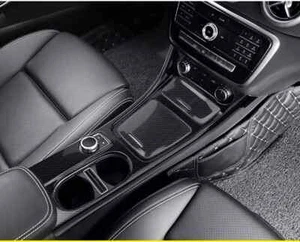 Carbon Fiber Print Shift Console Cup Panel Cover Fits 15-20 X156 GLA250 GLA45 - Picture 1 of 1