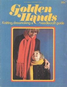Golden Hands Magazine Part 3 1971 Knit Baby Set Lattice Fringe Figure Problems - Picture 1 of 8