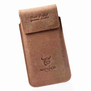 Samsung Galaxy S7 EDGE Handytasche Echt Leder Vertikaltasche Matador-Antik2 Case - Imagen 1 de 5