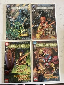 Lego Bionicle #2, 3, 4, 5. DC. 2001-02. VF-VF+.  - Imagen 1 de 24