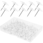 2 Boxes Clear Household Small Pushpin Drawing Pin Decorative Tacks Home Friends