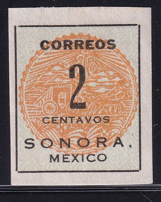 ucs21 Mexico 1914 Civil War Sonora Coach Sc#395 - Image 1 of 1