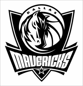 NBA DALLAS Mavericks basketball Vinyl Sticker Decal Car Window Bumper Cell - Imagen 1 de 1